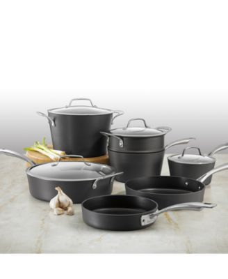 Cuisinart - Conical Induction Non-Stick Hard-Anodized 11-Pc. Cookware Set