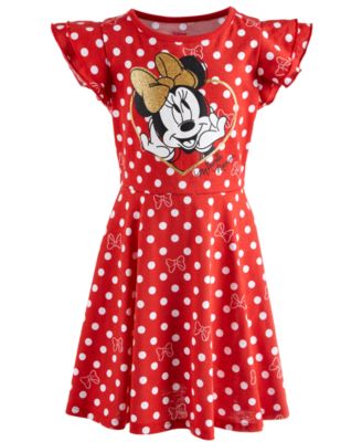 Disney Little Girls Dot Print Minnie Mouse Dress Macy s