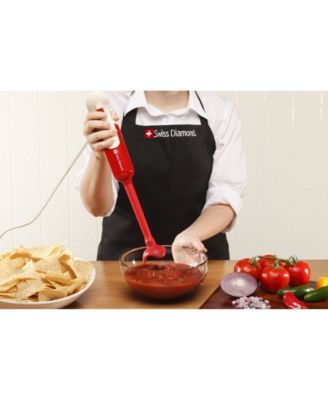 Swiss Diamond Cream and Red Mixer