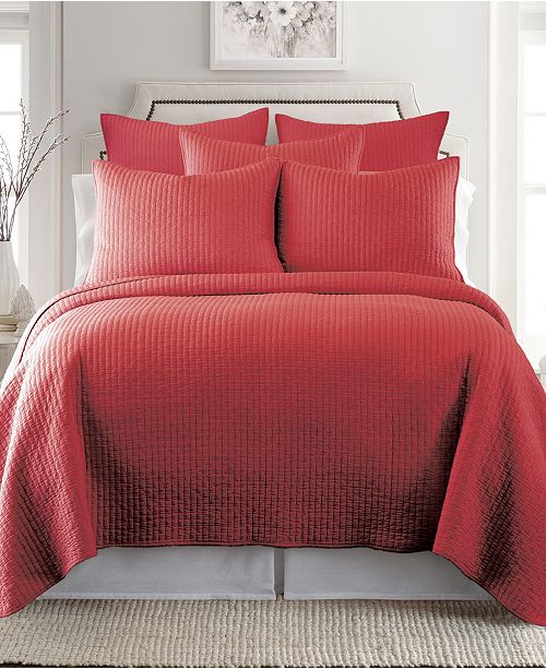 Levtex Home Cross Stitch Chile Red King Quilt Set Reviews