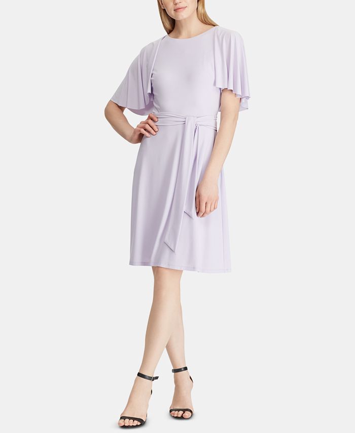 Lauren Ralph Lauren Flutter Sleeve Dress Macys