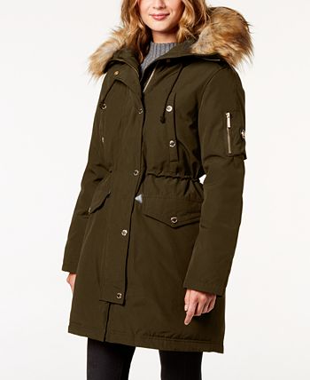 Michael kors hooded cheap parka