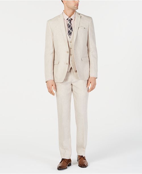 mens tan suit pants