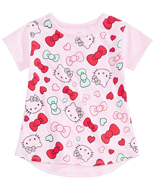 Hello Kitty Toddler Girls Bows T-Shirt & Reviews - Shirts & Tops - Kids - Macy's