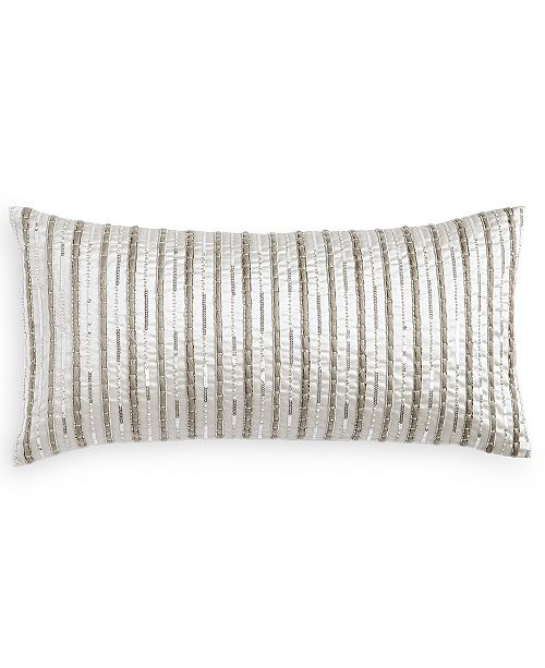 Hotel Collection Silverwood 12 X 24 Decorative Pillow Created