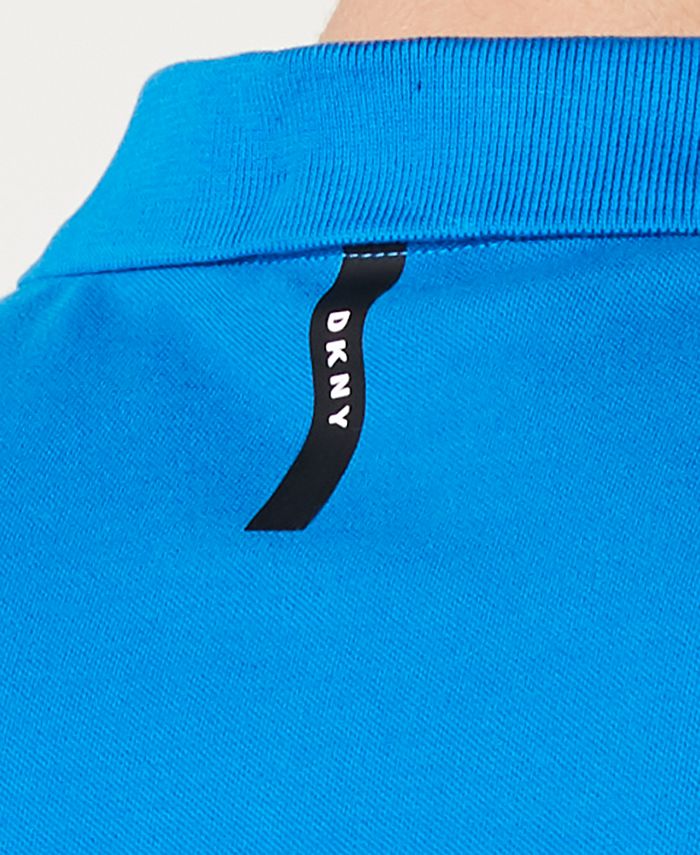 DKNY Men's Double-Stripe Logo Polo Shirt - Macy's