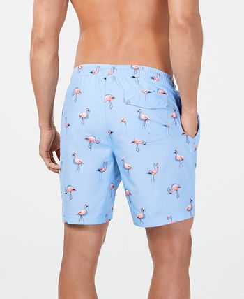 Best Deal for Men's Swimwear 7 inch Inseam Mens Bathing Suits Flamingo
