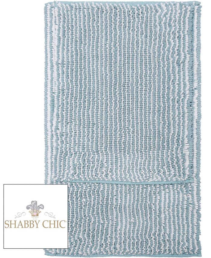 Home Dynamix Shabby Chic Fresno 2Piece Popcorn Chenille Bath Mat Set