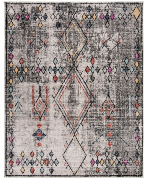 Safavieh Adirondack Light Gray and Fuchsia 8' x 10' Area Rug