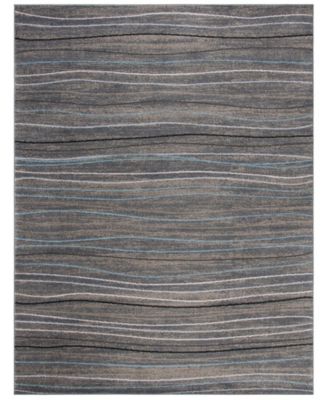Amsterdam Silver and Beige 8' x 10' Area Rug