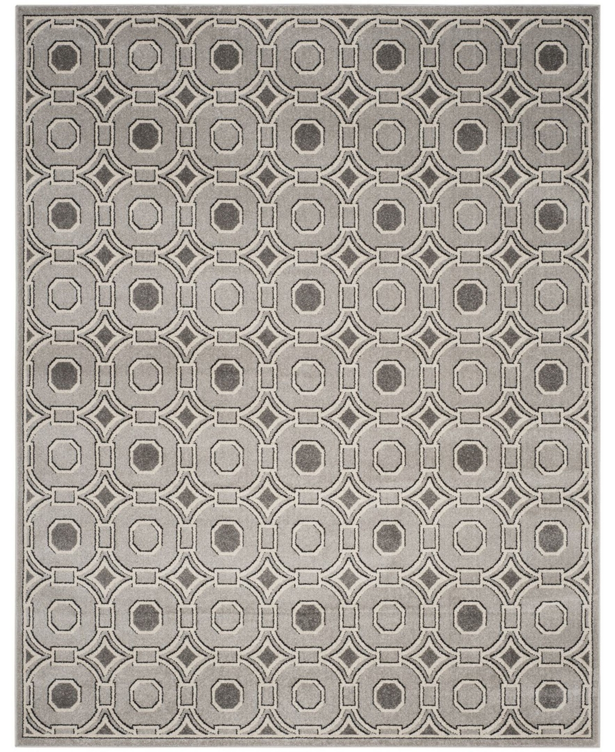 Safavieh Amherst Light Gray and Ivory 8' x 10' Area Rug - Light Gray