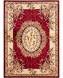 Lyndhurst Red and Ivory 8' x 11' Area Rug