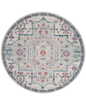 Safavieh Madison Light Gray and Fuchsia 6'7