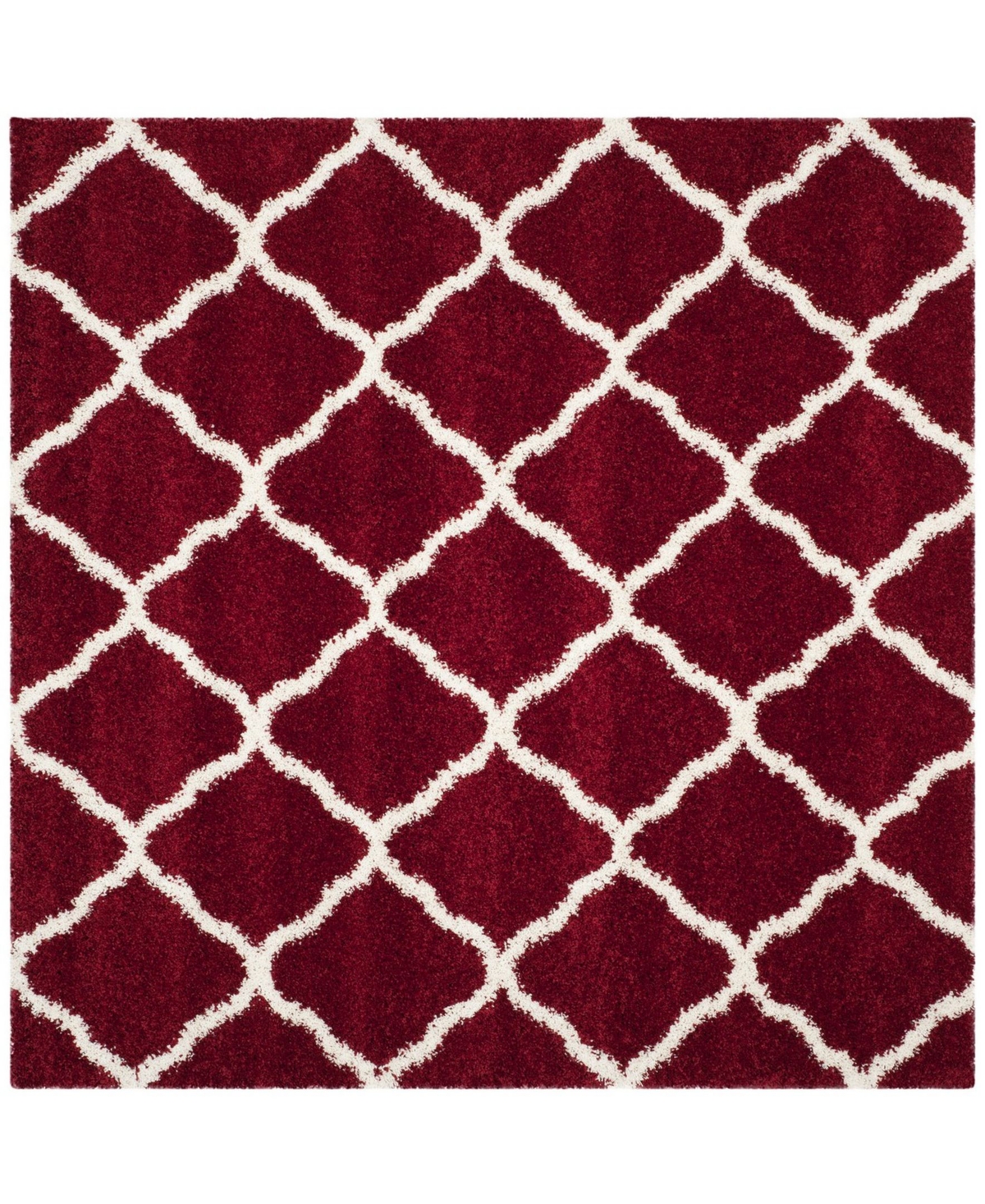 Safavieh Hudson 7' x 7' Square Area Rug - Red/Ivory