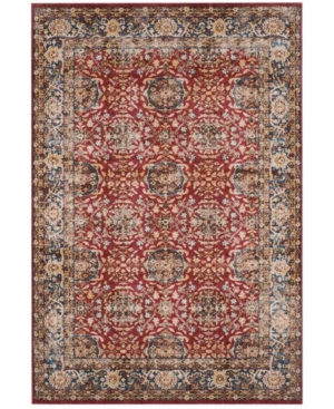 Safavieh Bijar Red and Royal 5'3in x 7'6in Area Rug