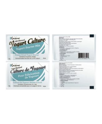 EuroCuisine Euro Cuisine RI1020 Yogurt Culture - 10 - 5gr Packets - Macy's