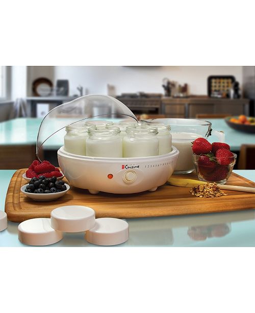 EuroCuisine Euro Cuisine YM80 Yogurt Maker With 7 Glass Jars