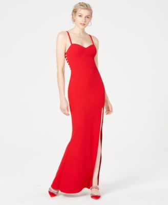 red long dress macys