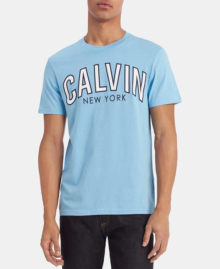 Calvin Klein Jeans Men's Calvin Outlined Logo Graphic T-Shirt - Macy's