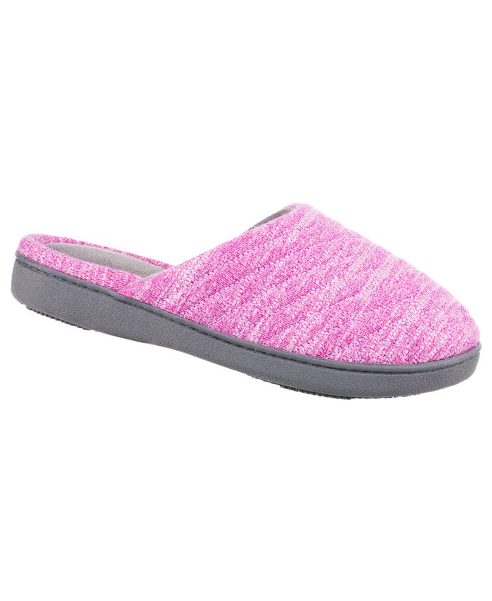 Isotoner women's space on sale knit andrea slide slippers
