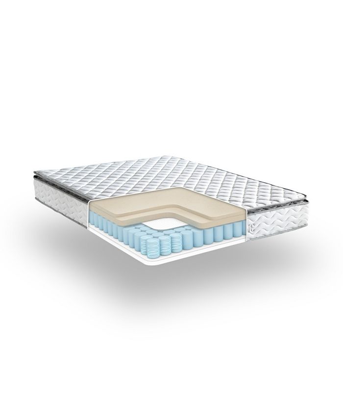 Sleep Trends Davy 10" Wrapped Coil Pillowtop Firm Mattress Queen