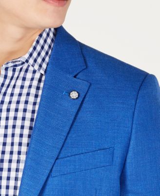 Men Modern-Fit Active Stretch Structure Weave Sport Coat  