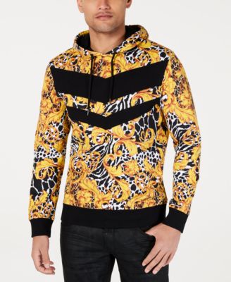 mens animal print hoodie