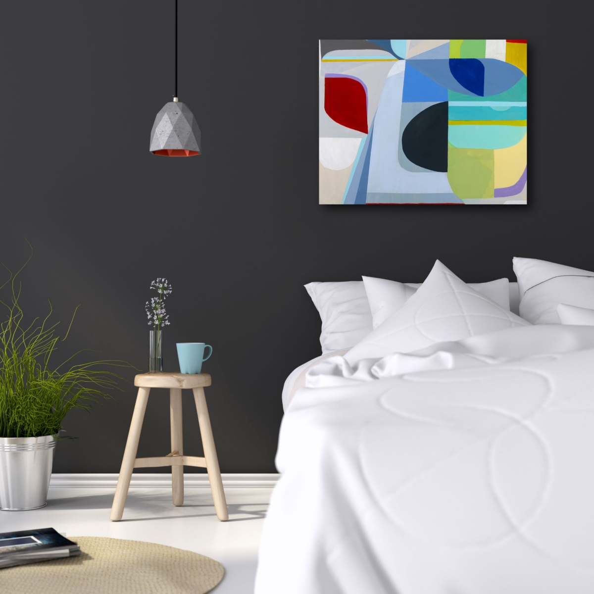 Courtside Market Point of Entry I Gallery-Wrapped Canvas Wall Art -