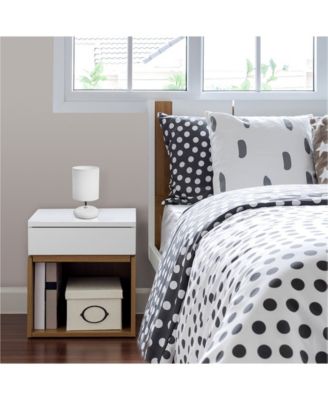 Simple Designs Stonies Small Stone Look Table Bedside Lamp