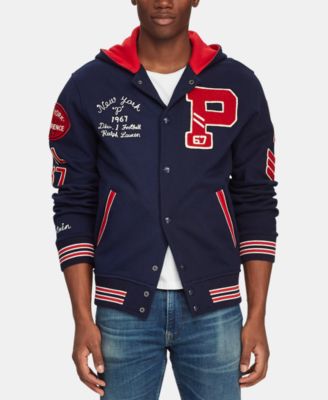 polo ralph lauren men's varsity jacket