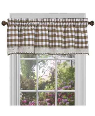 Buffalo Check Window Valance, 58" x 14"