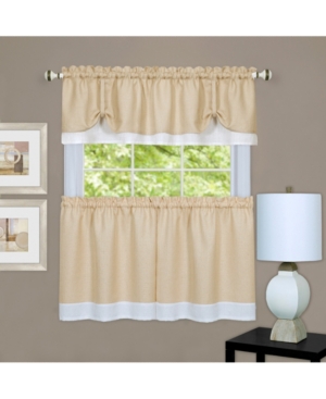 Darcy Window Curtain Tier and Valance Set 58x24