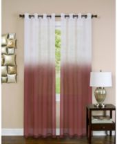 Red Colorblock Curtains Drapes Macy S