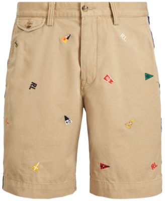【POLO RALPH LAUREN】★正規品★FLAG LOGO SHORT PANTS★ Classic Fit Flag Cotton Short