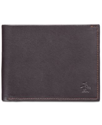Original Penguin - Men's Colorblocked Leather Wallet