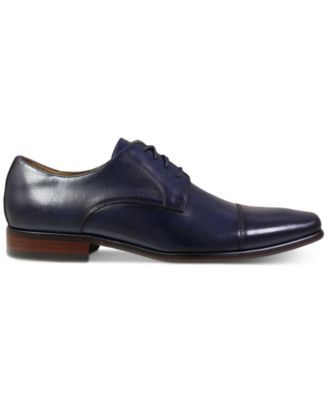 blue florsheim shoes