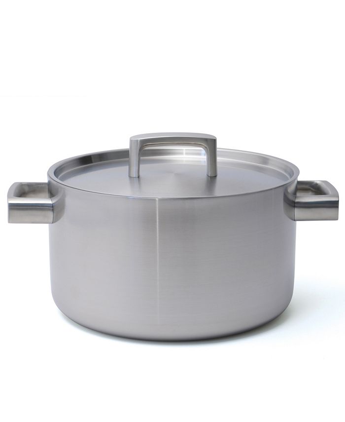 BergHOFF - Ron 10" 18/10 Stainless Steel 5-Ply Covered Stockpot