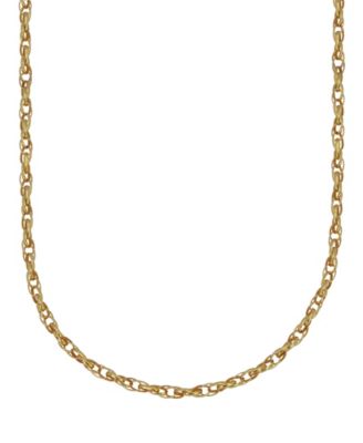 18k rolo chain