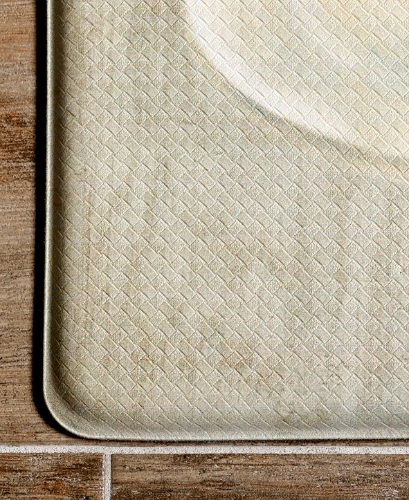 Home Dynamix Cook N Comfort Vintage "Latte" Embossed Cushioned Anti