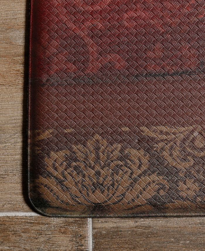 Home Dynamix Cook N Comfort "Café Au Lait" Embossed Cushioned Anti