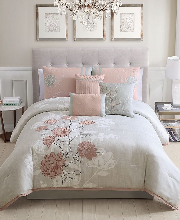 Hallmart Collectibles CLOSEOUT! Brissa 7Pc. King Comforter Set
