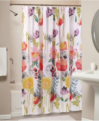 Watercolor Dream Bath Shower Curtain - Macy's