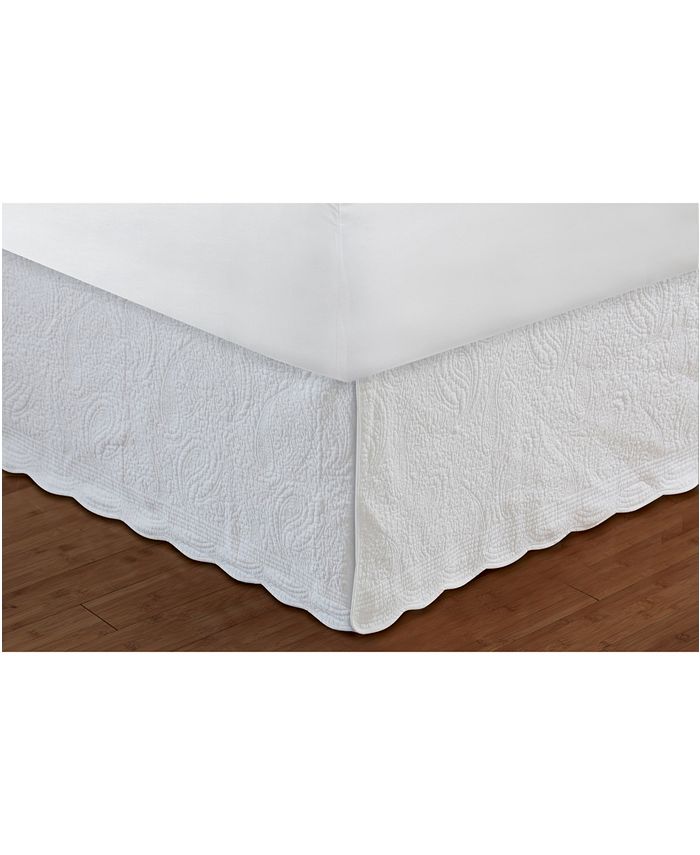 Greenland Home Fashions Paisley Quilted Bed Skirt 18" Full & Reviews Sheets & Pillowcases
