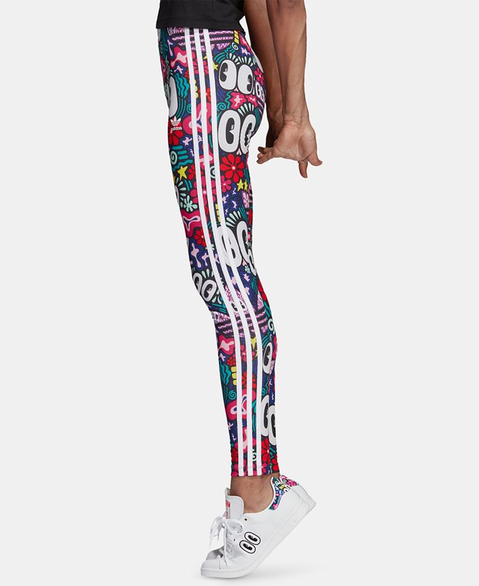 Leggings Adidas Repeating Trefoil Adicolor Leggings Women's