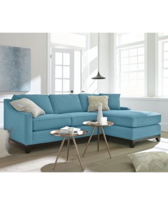 Furniture Keegan Fabric Reversible Sectional and Sofa Collection