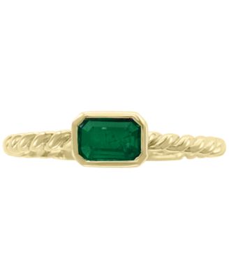 EFFY&reg; Ruby (5/8 ct. t.w.) Ring in 14k Yellow Gold (Also Available in Emerald)