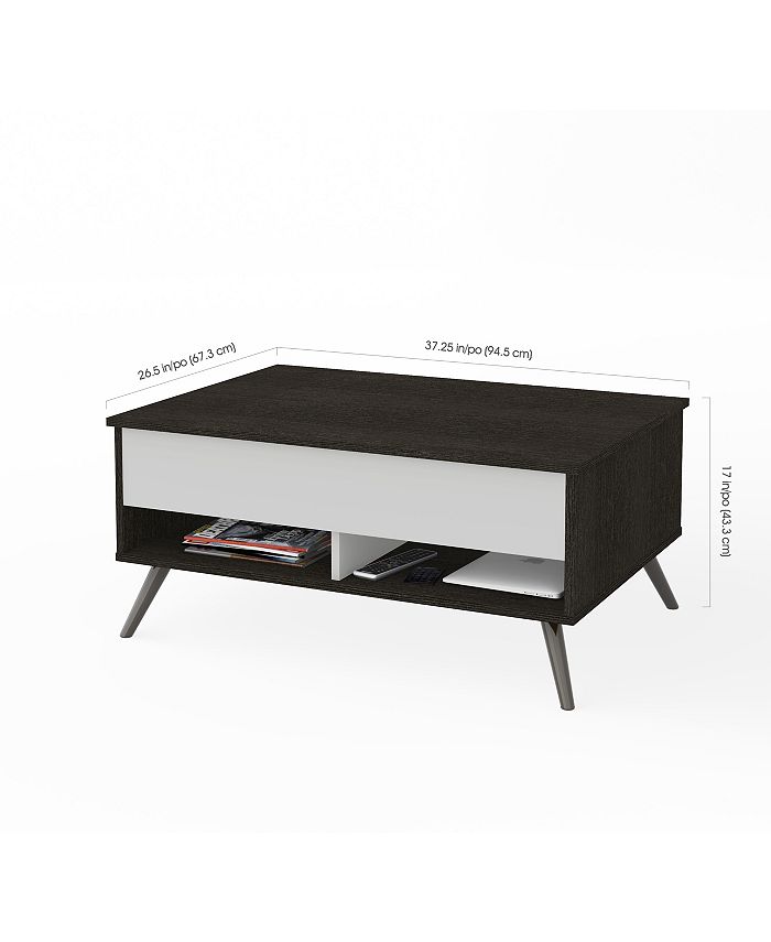 Bestar Small Space Krom 37" Lift Top Storage Coffee Table Macy's