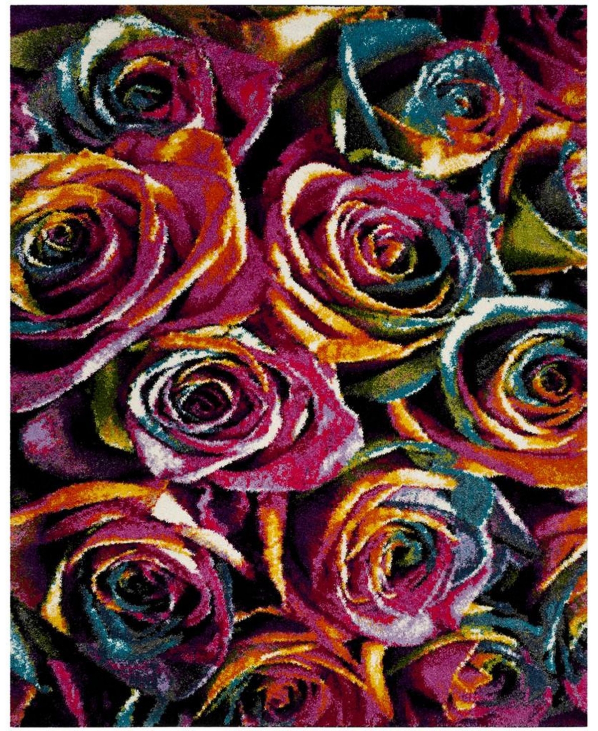 Safavieh Fiesta Fuchsia and Multi 9' x 12' Area Rug - Fuchsia