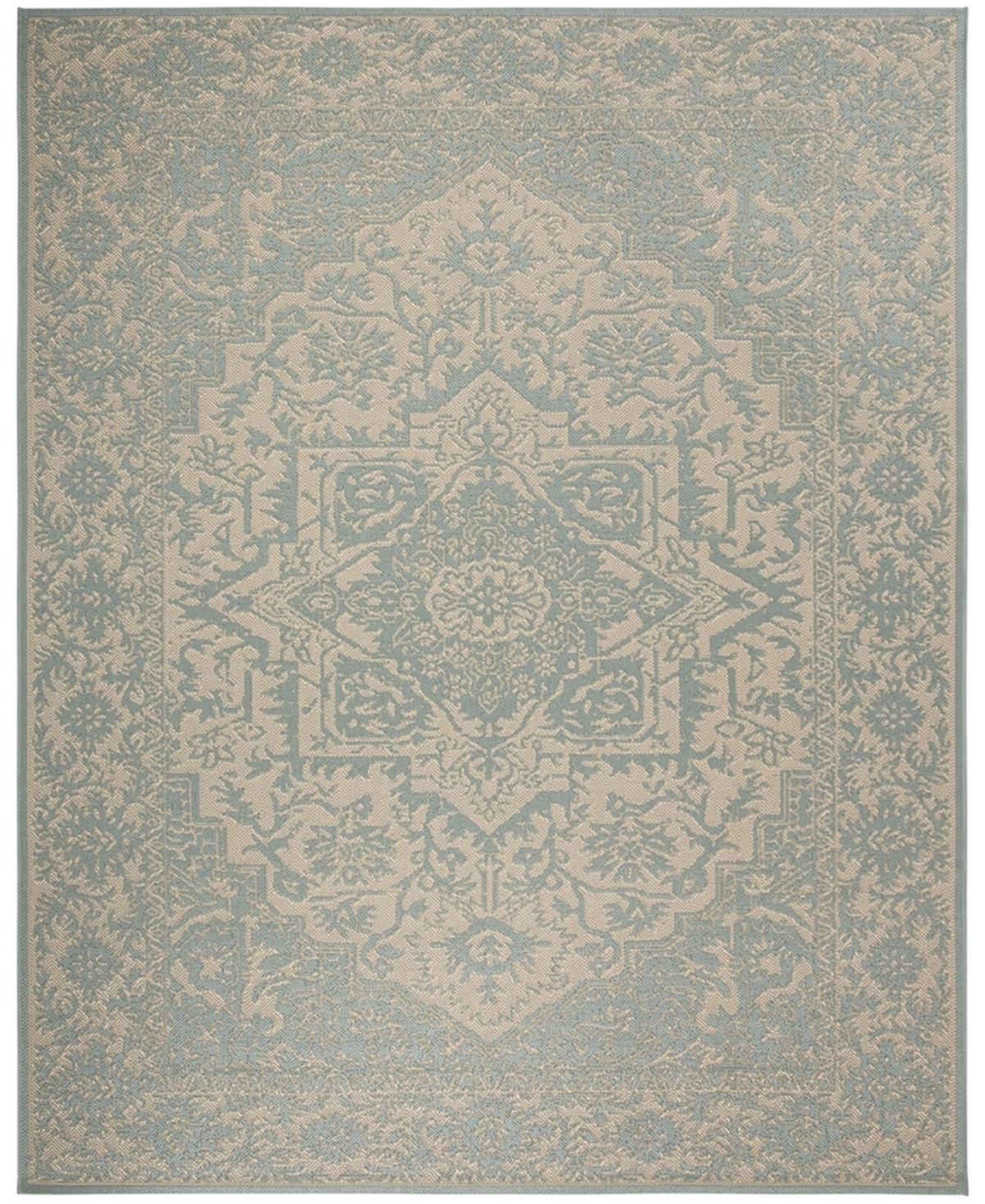 Safavieh Linden 9' x 12' Area Rug - Cream/Aqua