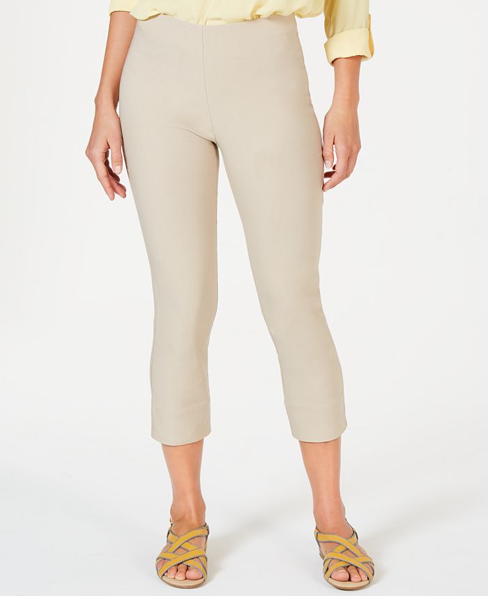 Charter Club Women's Pull-On Tummy-Control Pants, Regular & Short Lengths,  Created for Macy's - Macy's